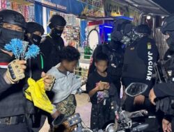 Empat Remaja Geng Motor Diamankan Polisi di Jalan Touwa dan Anoa Kota Palu