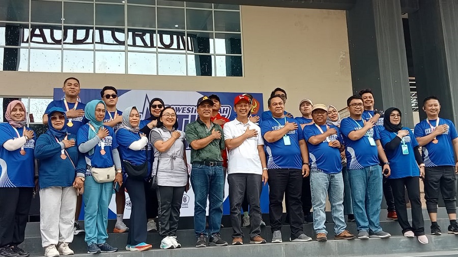 Lari Sehat di Kampus Untad, Staf Ahli Gubernur Sulteng Apresiasi Forkomkes