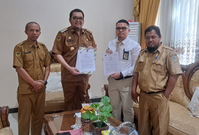 Parimo dan Bank Sulteng Lanjutkan Kerja Sama Metode Pembayaran Pajak Daerah Nontunai