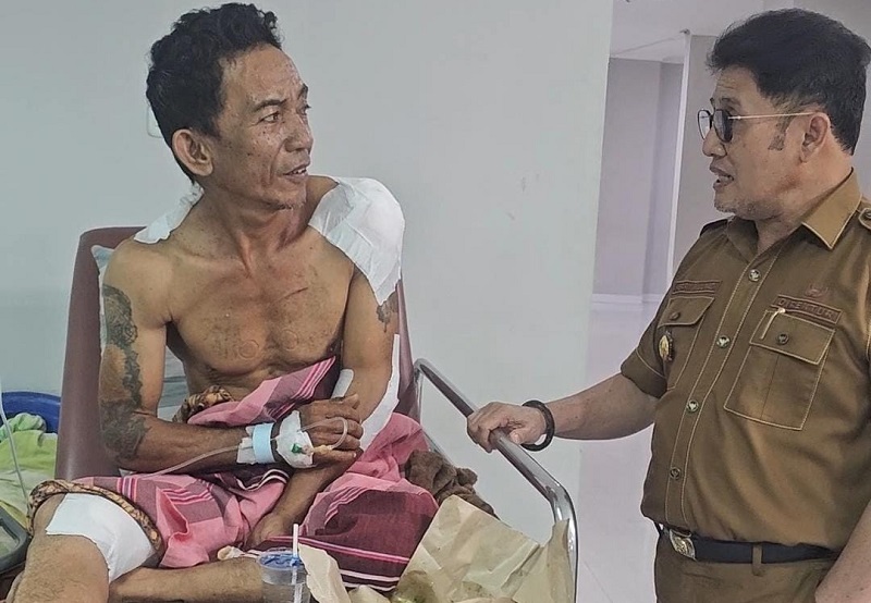 Pemprov Sulteng  Tanggung Biaya Perawatan Korban Pembacokan di Jalan Abdurahman Saleh Palu