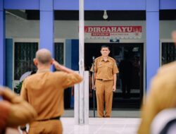 Plt. Kadis Kominfosantik Sulteng Pimpin Apel Pagi, Tegaskan Pentingnya Kedisiplinan Pegawai