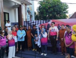 Wagub Sulteng dan Wawali Kota Palu Larut Bersama Ribuan Peserta Jalan Santai Sekolah Karuna Dipa