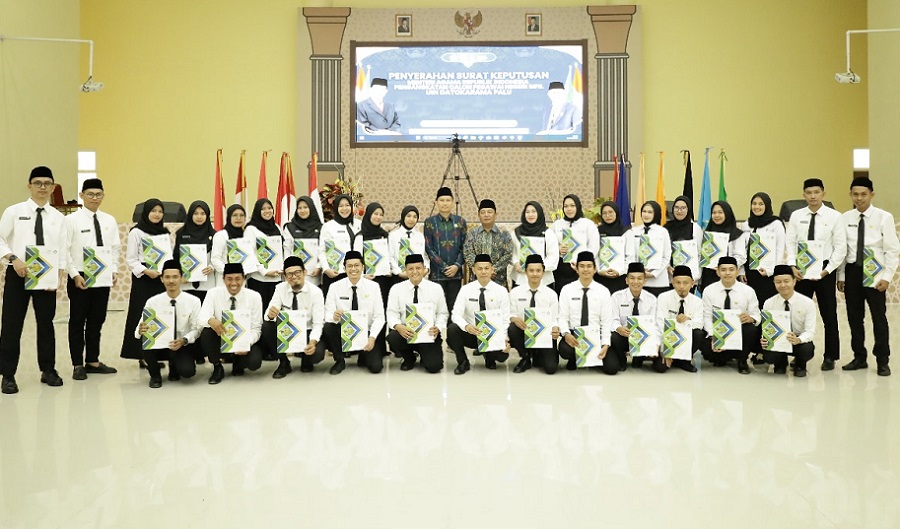 31 CPNS UIN Datokarama Palu Terima SK 80 Persen
