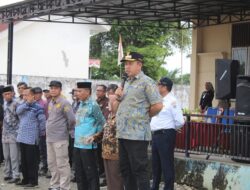 Apel Umum di Kecamatan Bumi Raya, Bupati Tekankan Sinergi dan Disiplin