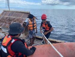 Ditemukan di Rompong, Tim SAR Evakuasi Penumpang Jatuh dari KN Sabuk Nusantara