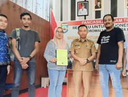 Kesbangpol Morowali Terima Pelaporan Organisasi Seatap