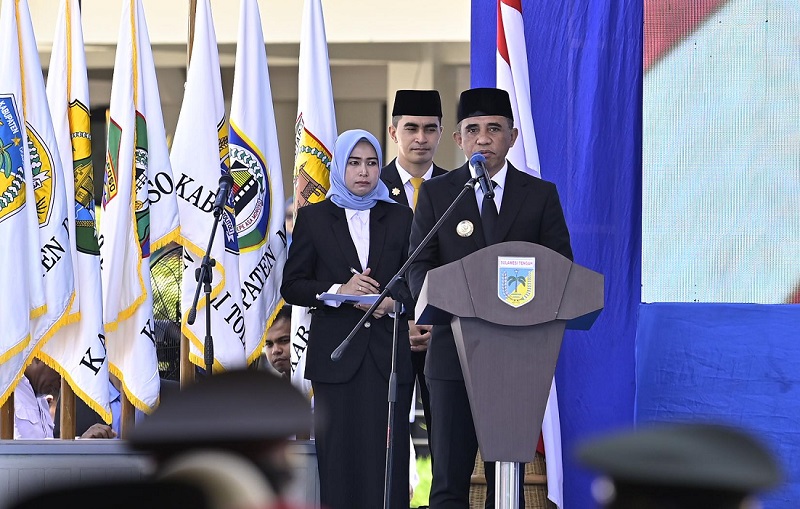 Lantik Bupati Parimo, Gubernur Sulteng Instruksikan Pemberantasan PETI Jadi Prioritas Pertama