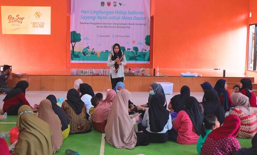 Mendorong Ekonomi Sirkular Berkelanjutan, PT Vale Libatkan Warga pada Pelatihan Daur Ulang