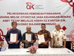 OJK  Sulteng  Hibahkan Barang Milik OJK kepada Yayasan Alkhairaat