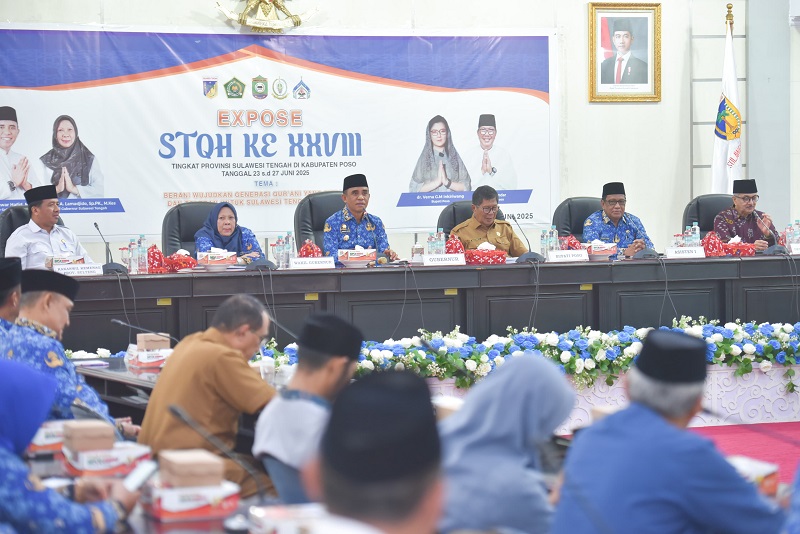 Rapat Persiapan STQH XXVIII di Poso, Gubernur Sulteng: Bagian dari Misi BERANI Berkah