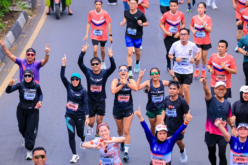Vale Runners Turut Meriahkan Makassar Half Marathon: Dari Hobi, Menjadi Tradisi Sehat