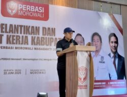 Bupati Morowali Hadiri Pelantikan dan Raker Perbasi 2025–2029