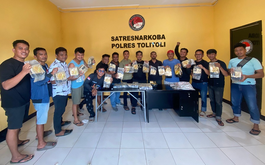 30 Kg Sabu di Tolitoli Diamankan Satnarkoba Polda Sulteng