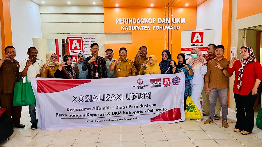 Alfamidi Dorong UMKM Pohuwato Naik Kelas Lewat Sosialisasi Bersama Dinas Perindag