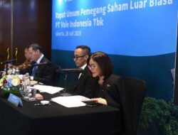 Bernardus Irmanto Diangkat Jadi CEO PT Vale Indonesia