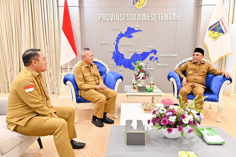 Bupati Sigi Temui Gubernur Sulteng, Bahas FDL dan Peresmian Listrik Desa