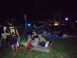 Gempa Sambut Syukuran Padungku, Warga di Pusat Gempa Tidur di Lapangan Beralaskan Terpal