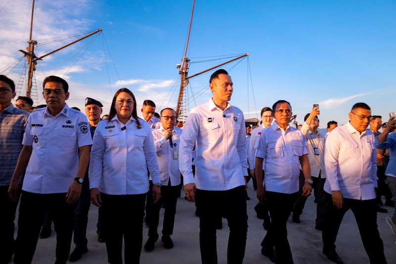 Gubernur Sulteng kepada Menko AHY, Minta Sertifikasi Lahan Pelabuhan Gonenggati Donggala Dipercepat