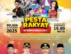 HUT ke-73 Kabupaten Donggala Bakal Meriah! Juicy Luicy, Wika Salim, hingga Fresly Bakal Tampil