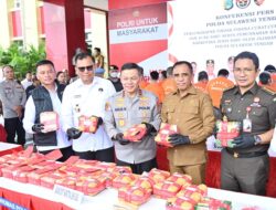 Hadiri Pemusnahan 40 Kg Sabu di Polda Sulteng, Gubernur Anwar Hafid: Perang Total terhadap Narkoba