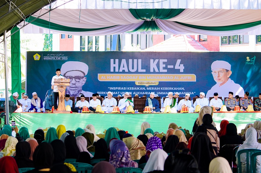 Haul Ke-4 Habib Saggaf Al Jufri, Gubernur Sulteng: Jadikan Ilmu Panglima Kehidupan