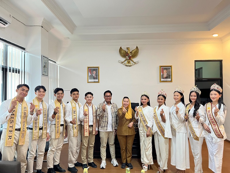 Mister Miss Sulteng Audiensi ke Wawali Kota Palu, Siap Promosikan Potensi Daerah