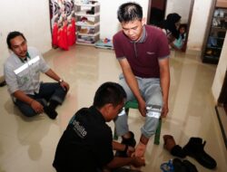 Peduli Disabilitas, PT IMIP Berikan Bantuan Kaki Palsu