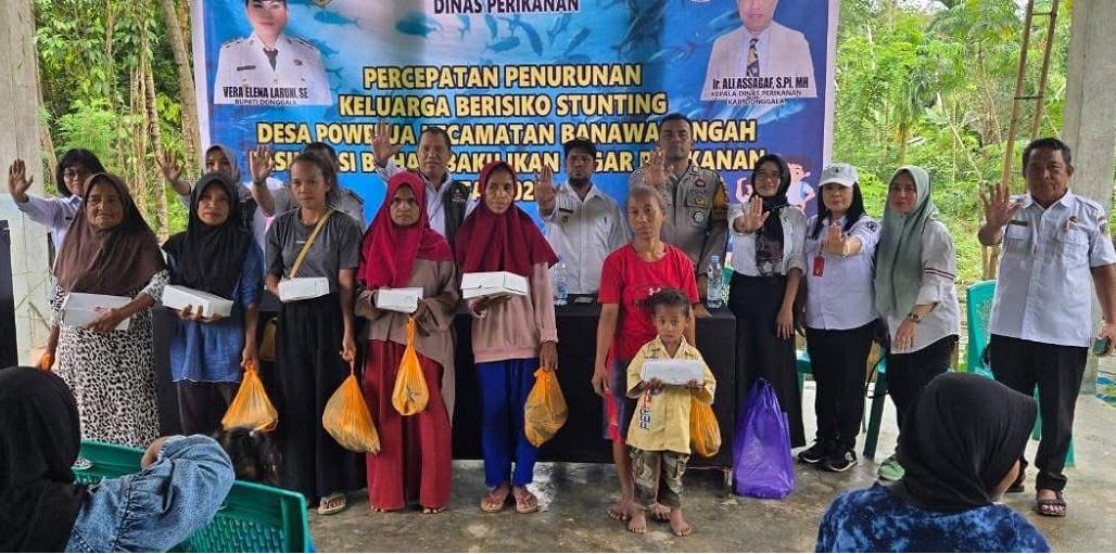 Pemkab Donggala Salurkan Ikan Segar dan Makanan Tambahan untuk Tekan Stunting