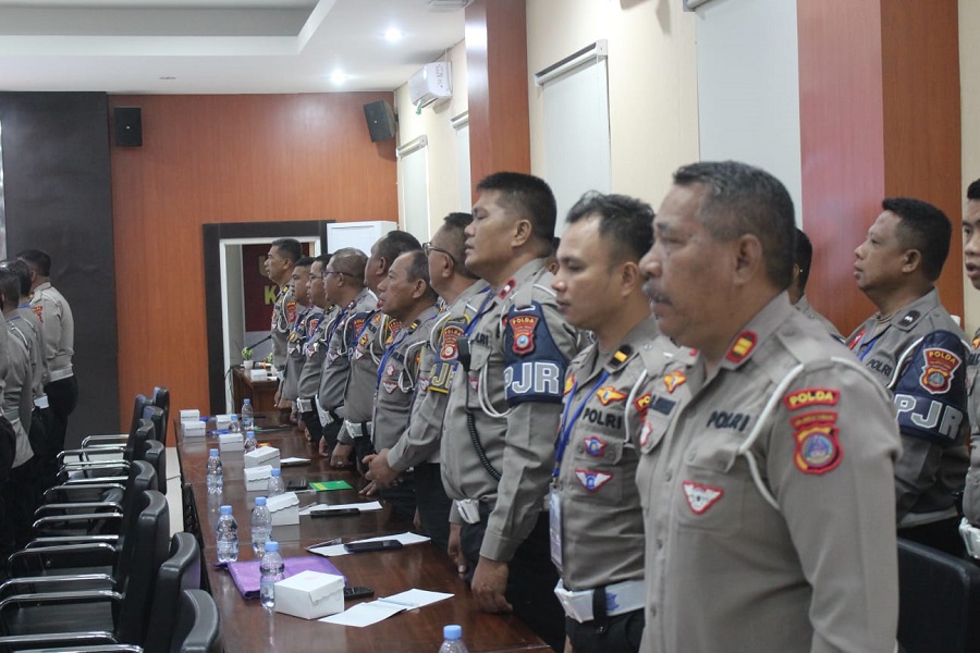 Polda Sulteng Mutasi Ratusan Personel, Termasuk Rotasi Empat Wakapolres