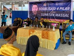 Senator Andhika Mayrizal Amir Sosialisasikan Empat Pilar dan Gelar Khitanan Massal di Desa Jayabakti, Banggai