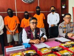 Tiga Kurir Lintas Negara Dibekuk pada Penyelundupan Sabu 30 Kilogram Melalui Pesisir Tolitoli