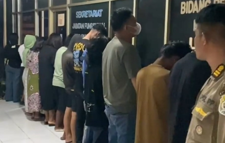 Tim Hunter 07 Satpol PP Tolitoli Razia 4 Penginapan, 9 Pasangan Tak Resmi Terjaring