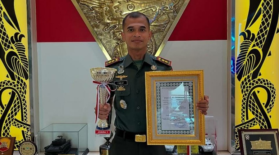 Letkol Kav Yudhi Agus Setiyanto Raih Juara Pertama Lomba Karya Cipta Teknologi dan Karya Tulis Ilmiah TNI AD