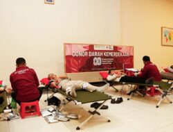 Aksi Kemanusiaan Meriahkan HUT Ke-80 RI, IMIP Gelar Donor Darah Libatkan Seluruh Karyawan