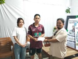 Andhika Amir Salurkan Santunan untuk Keluarga Korban Gempa Poso