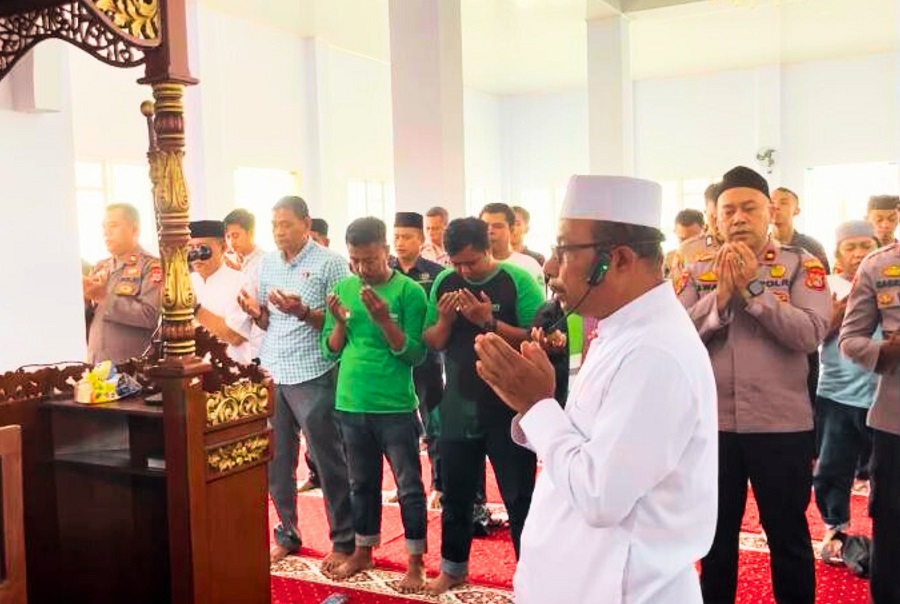 Duka di Balik Rantis: Polres Morowali Doakan Driver Ojol yang Wafat