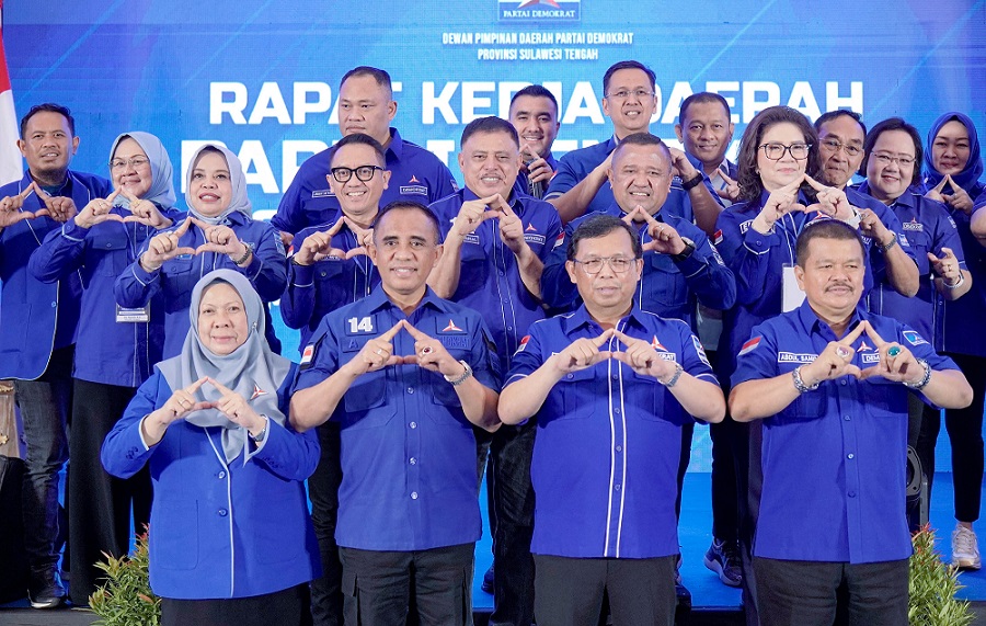 Dwi Tunggal Demokrat Catat Sejarah Kepemimpinan di Sulteng