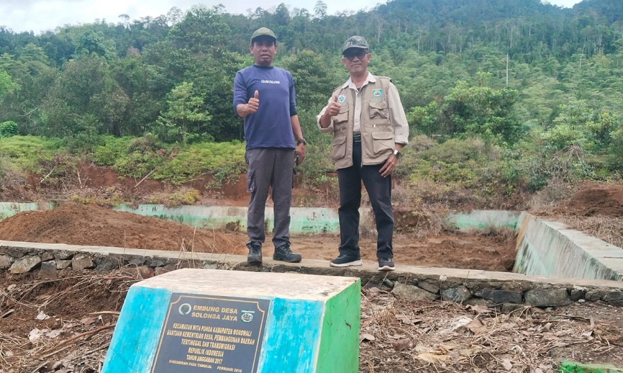 Embung Mati Disulap Jadi Sentra Ketahanan Pangan Desa Solonsa Jaya Morowali