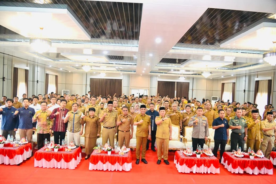 Gubernur Anwar Hafid Buka Rapat Kerja Pemprov Sulteng dan Pemkab Morowali