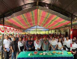 Gubernur Sulteng Hadiri Peringatan HUT RI di Desa Banggaiba Sigi Menggunakan Helikopter