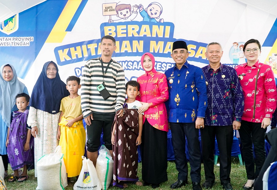 Gubernur Sulteng Tunaikan Janji ke Warga di Semarak HUT Ke-73 Donggala