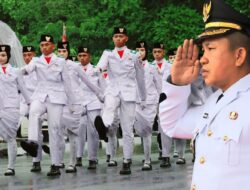 Hujan Deras Tak Halangi Khidmat Upacara HUT Ke-80 RI di Morowali