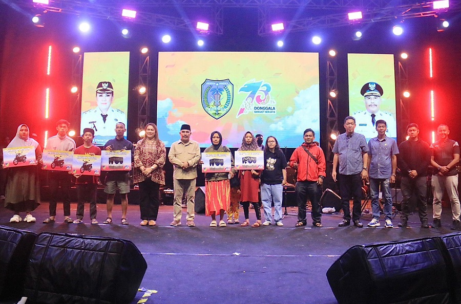 Jalan-Jalan Sore HUT Donggala Diikuti Belasan Ribu Peserta, Berikut Daftar Penerima Hadiah Utama
