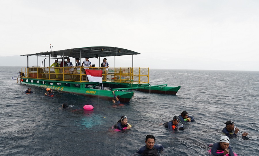 PT Vale Gelar Open Water Renang Lintas Danau Sejauh 8,3 Km di Sorowako