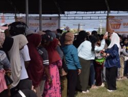 Pemkot Palu Kolaborasi PT CPM Menggelar Pasar Murah di Pasar Talise