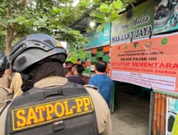 Pemkot Palu Segel Sementara Lima Tempat Usaha Penunggak Pajak Daerah