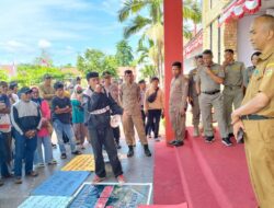 Polres Touna Kerahkan Puluhan Personel Amankan Aksi Damai Penutupan Tambang di Ampana Tete