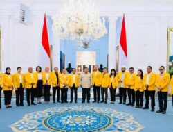 Presiden Prabowo Terima Pengurus DPP Partai Golkar di Istana Merdeka
