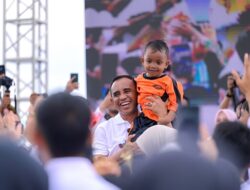 Ribuan Anak Sulteng Semarakkan Hari Anak Nasional Tingkat Provinsi di Kabupaten Banggai