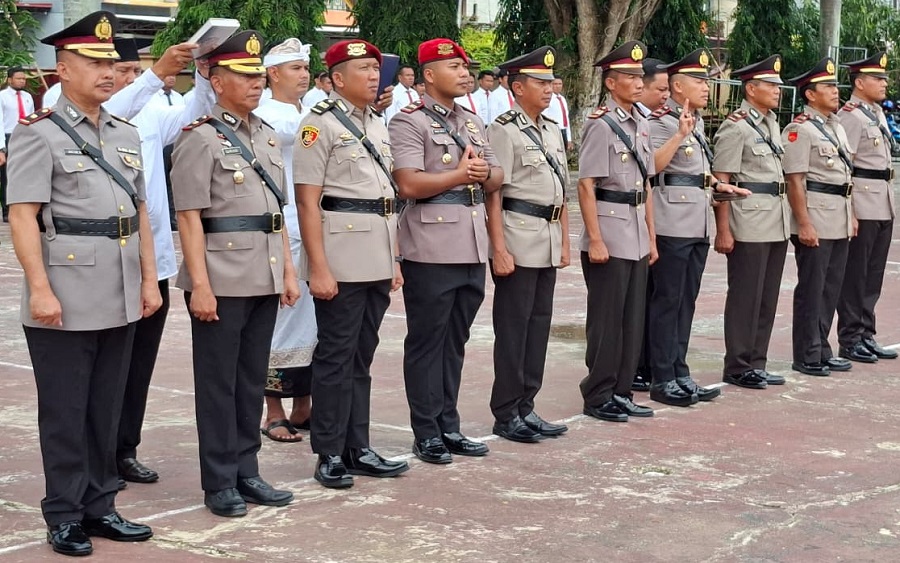 Sertijab di Polres Poso, Wakapolres Kini Dijabat Kompol Suriadi